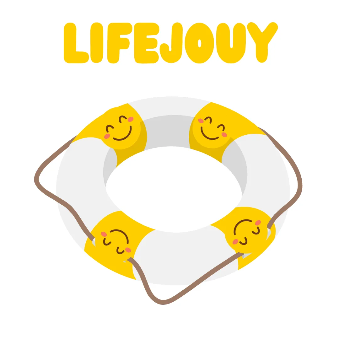LifeJouy logo: a lifebuoy with smiling faces